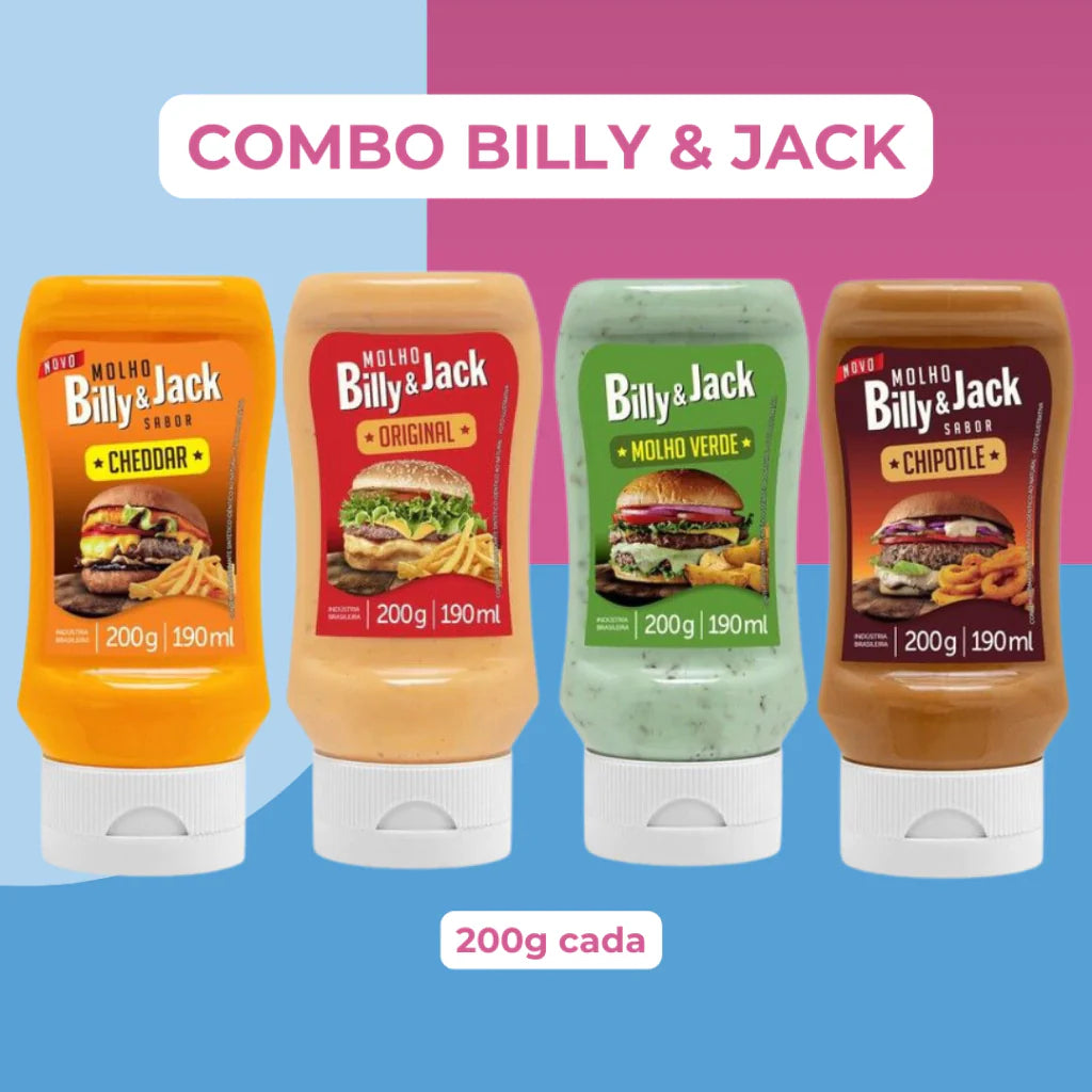 Combo - 04 Molhos Billy & Jack