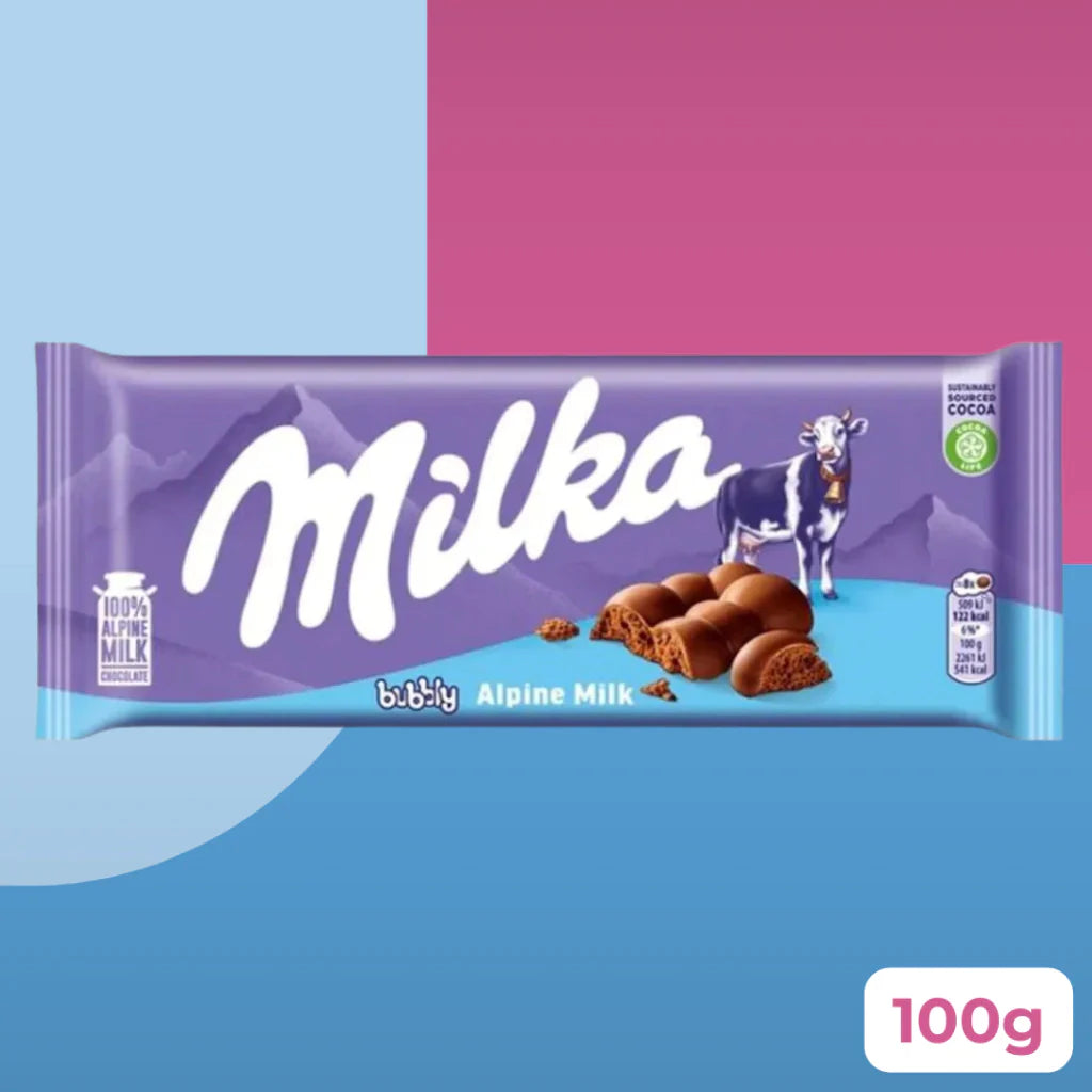 Milka Bubbly Alpine Milk - 100g