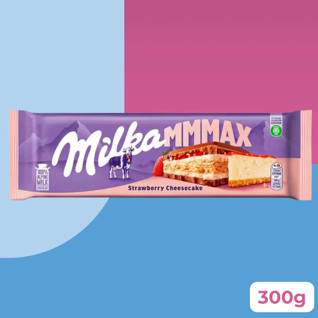 Milka MMMAX Strawberry Cheesecake - 300g