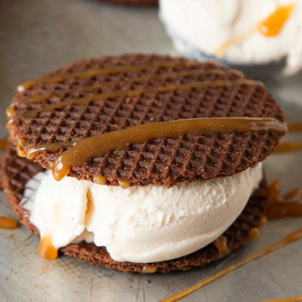 Stroopwafel Chocolate com Caramelo Daelmans - 224g