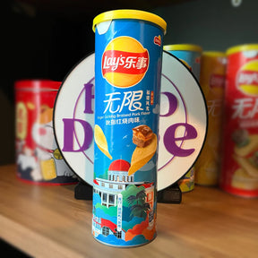 Batata Lays Chinesa Sabor Carne de Porco Assada de Lamber os Dedos - 90g