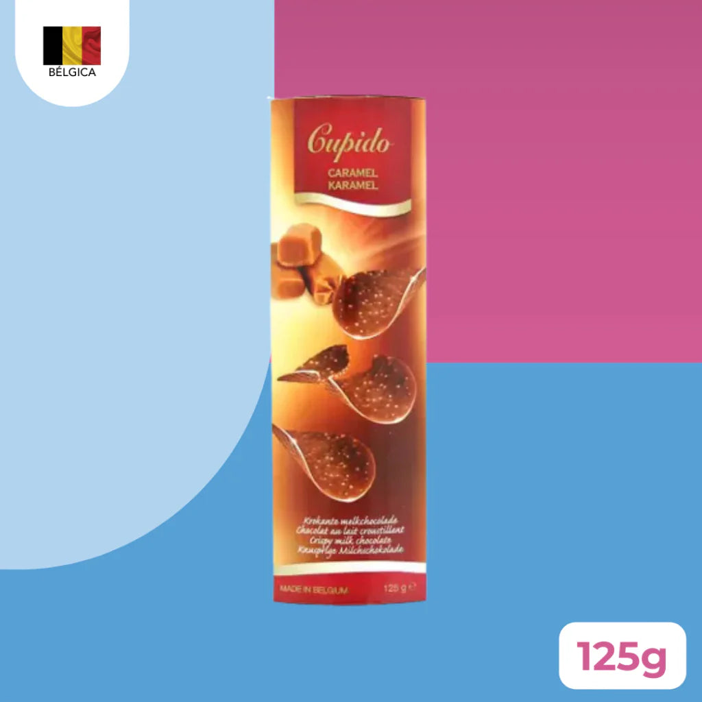 Chocolate Cupido em Folhas com Caramelo - 125g