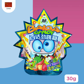 Bala Explosiva Sabor Misto - Rock Roll Popping 30g