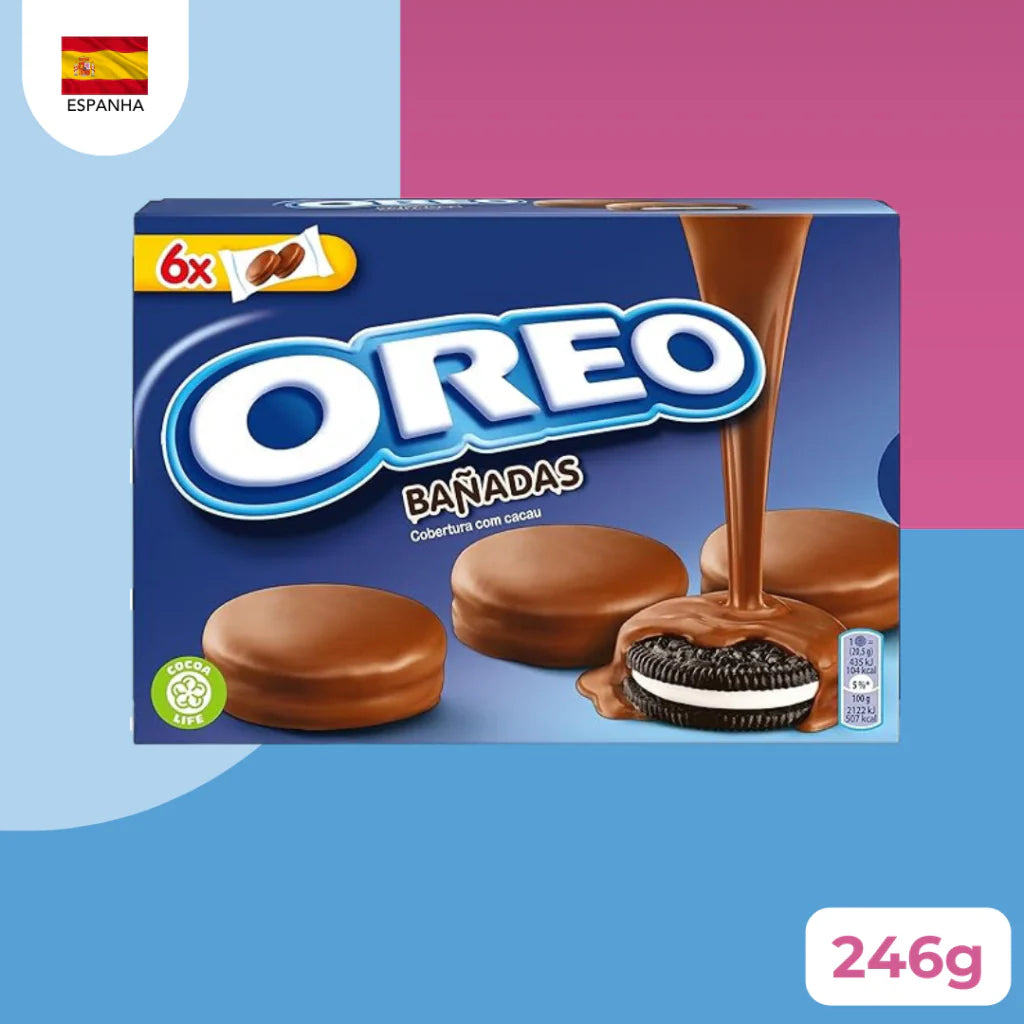 Oreo Bañadas Cobertura Chocolate Preto - 256g