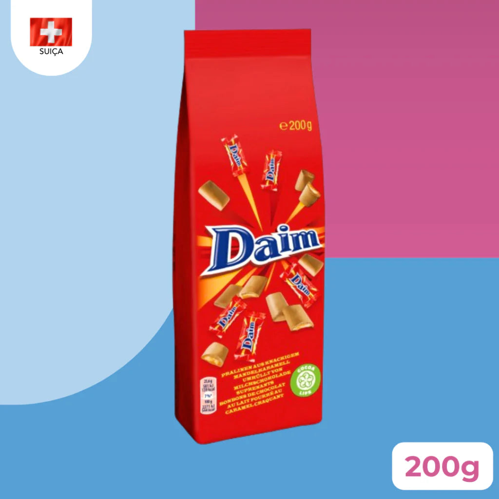 Chocolate Daim com Recheio de Caramelo - 200g