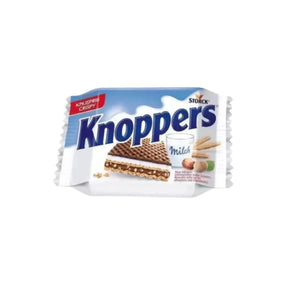 Waffer Recheado com creme de Leite e Creme de Avelã - Knoppers 25g