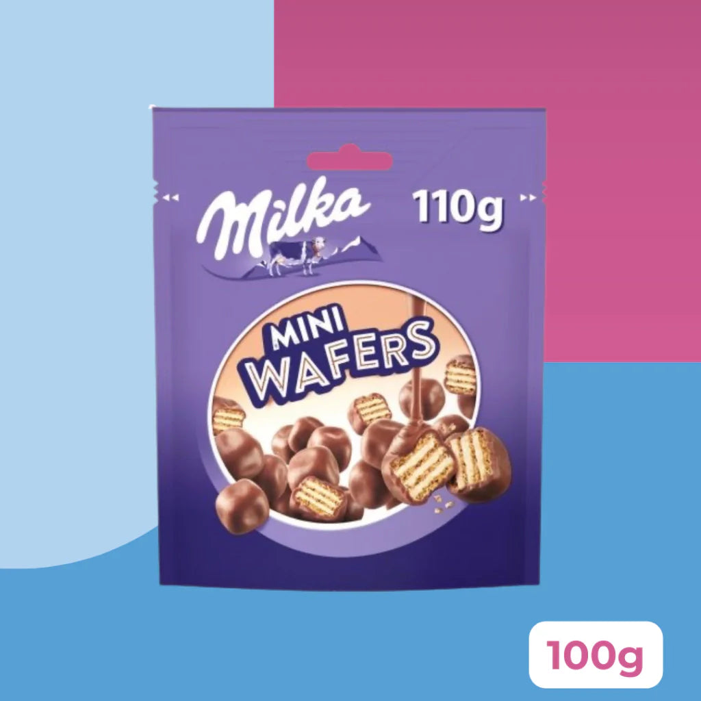 Mini Wafers Milka - 110g