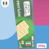 Barra de Chocolate Branco com Pistache Itália - Marie Ange DiCosta 200g
